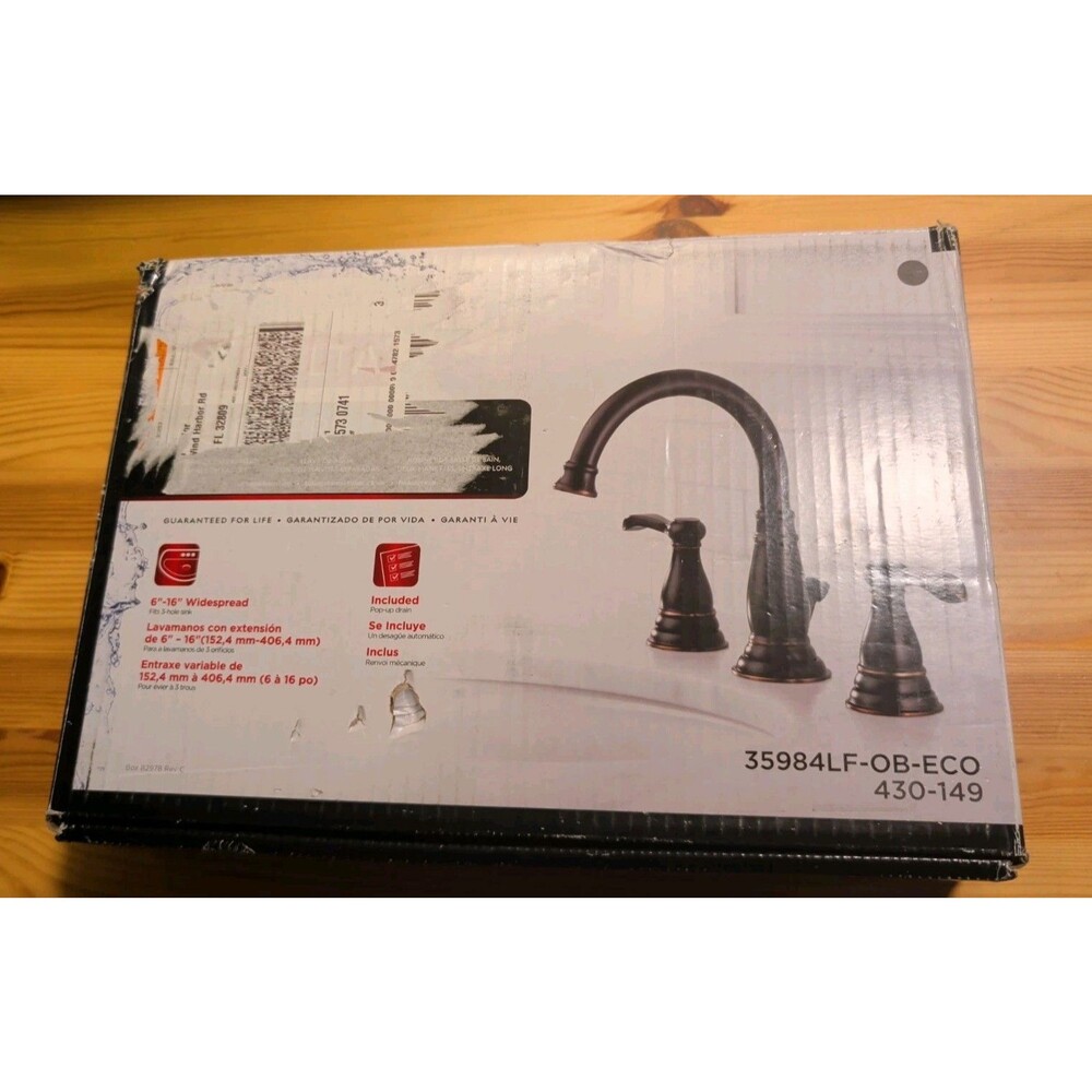 Delta Porter Widespread 2-Handle Bathroom Faucet in Oil Rubbed Bronze